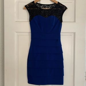 Sweet Storm Blue lace dress